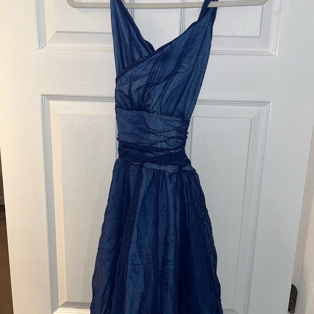 Curtain Call blue dance costume